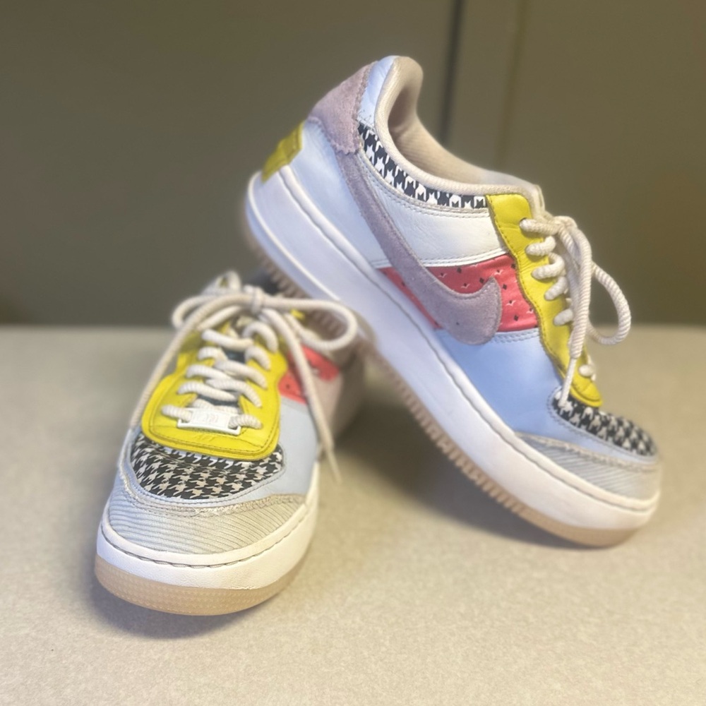 Nike Air Force 1 Shadow Patchwork Women’s Shoe 7.5 GUC - Picture 5 of 5